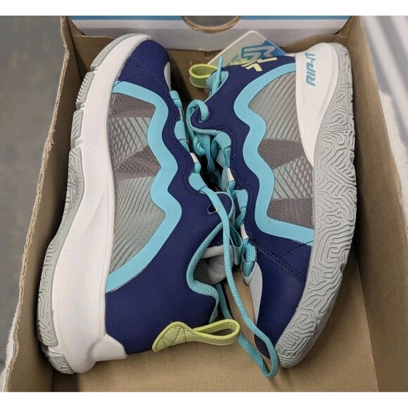 Rip It Size 7 White Navy Blue Future Volleyball Shoe Women's Sneakers NWOB - Picture 8 of 9